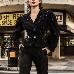 80’s Vintage Puff Sleeve Blazer